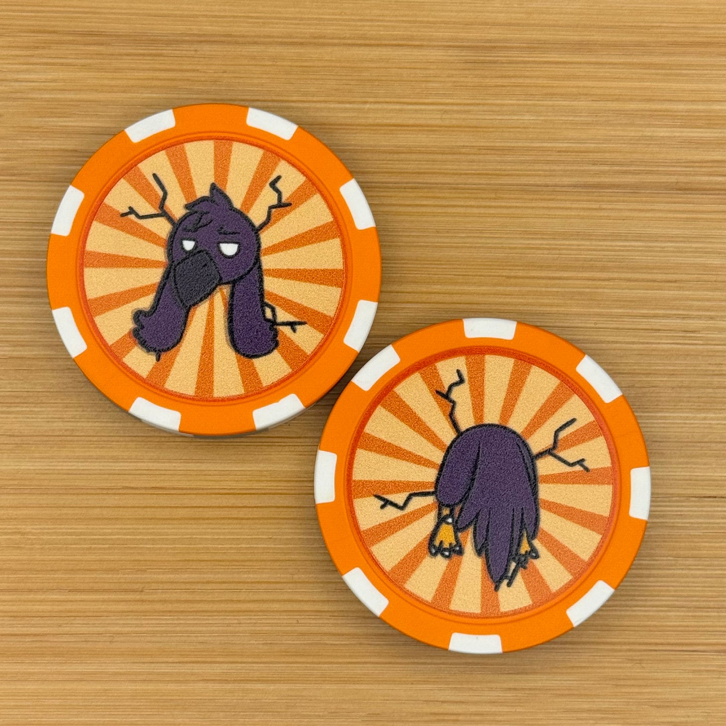 Stuck Critter Poker Chip