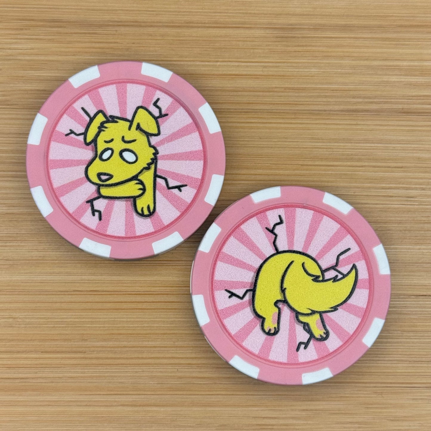 Stuck Critter Poker Chip