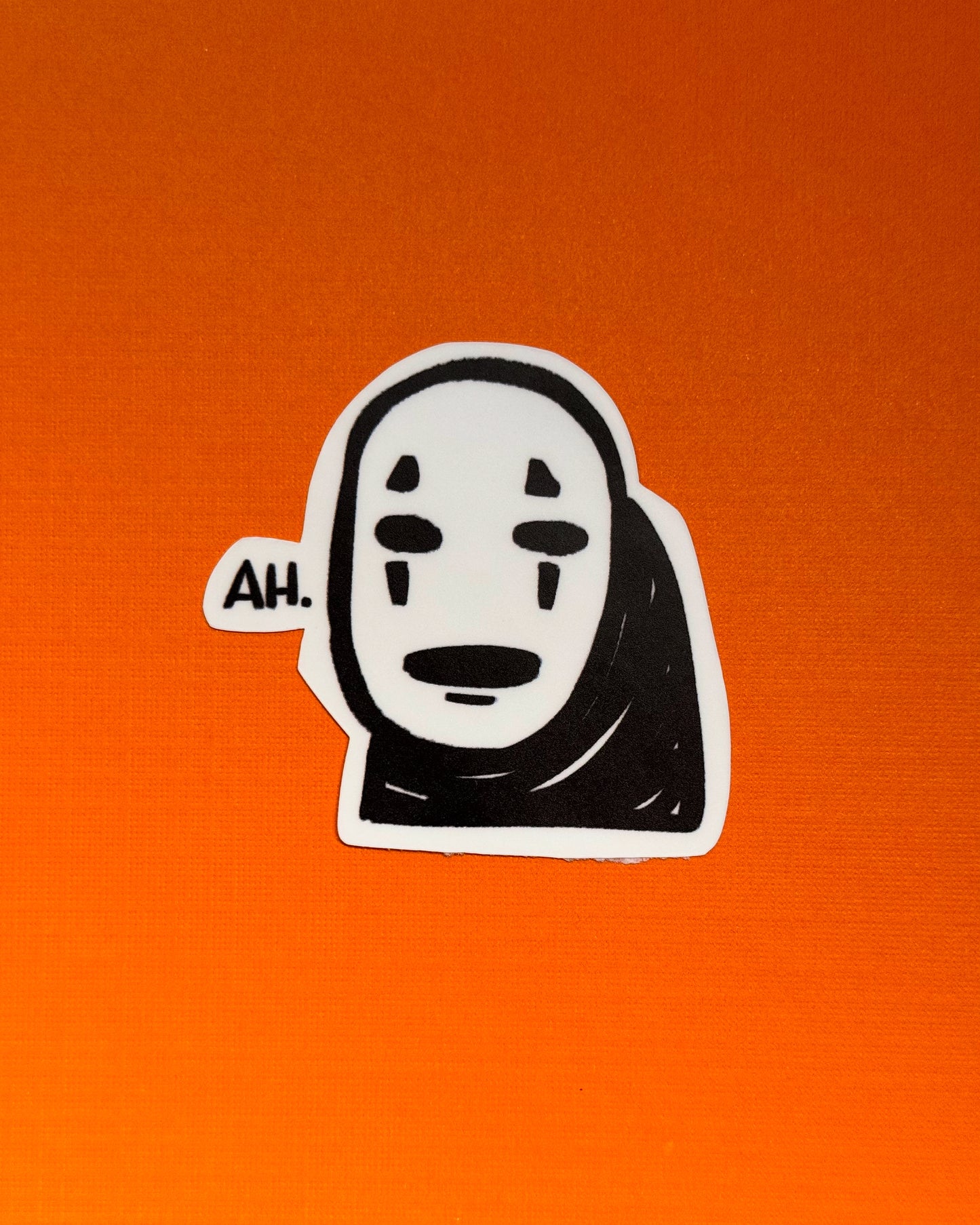 Ah Face Vinyl Sticker
