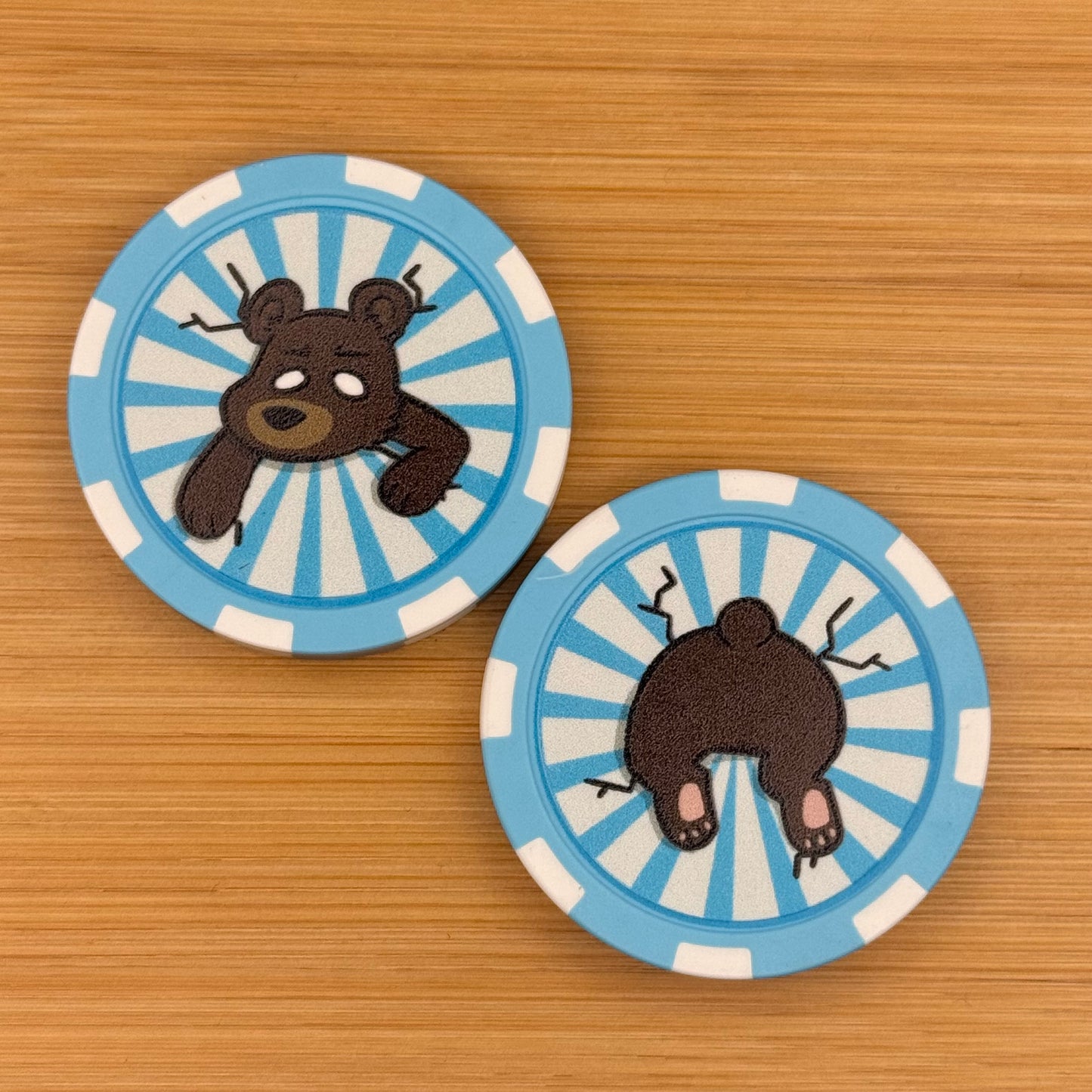 Stuck Critter Poker Chip