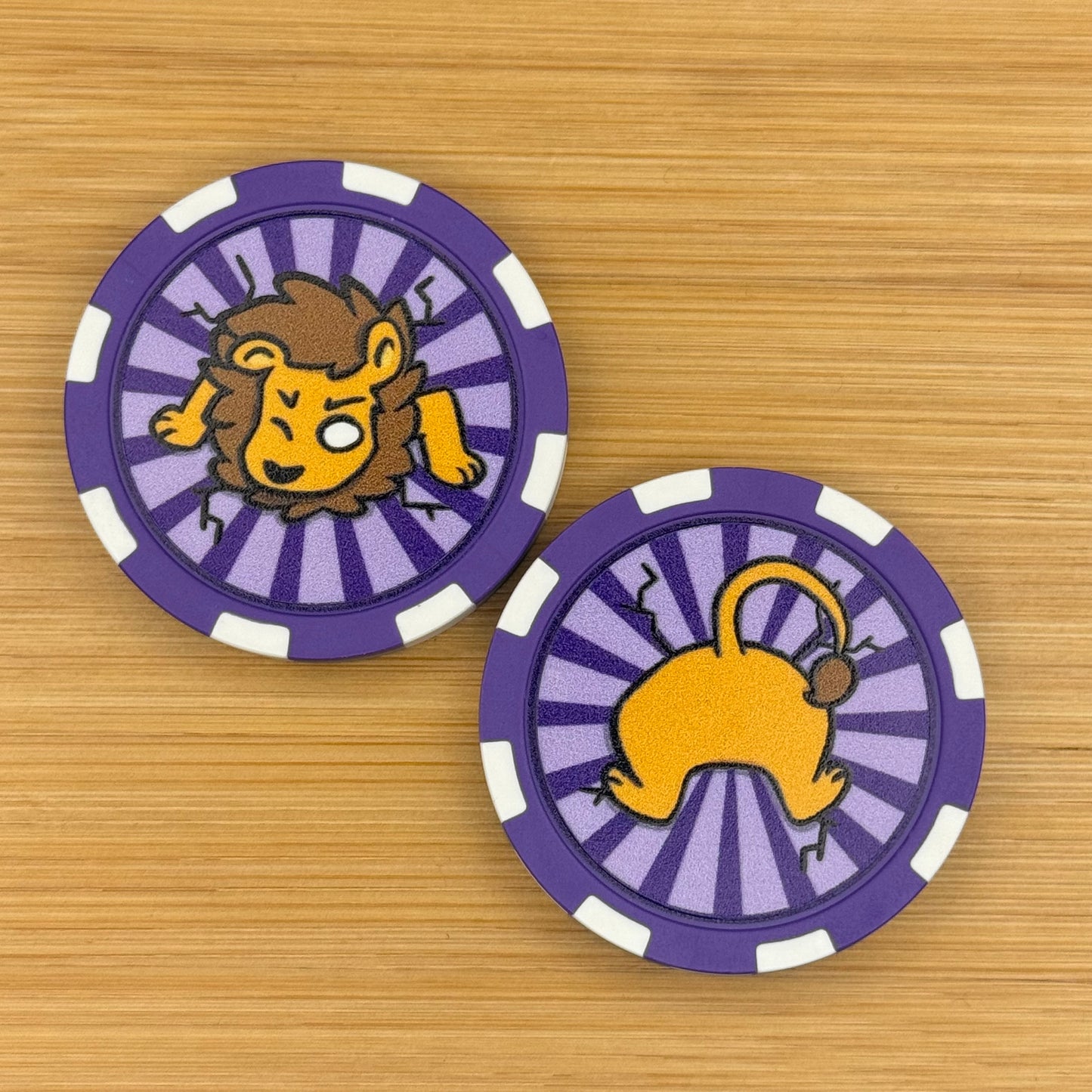 Stuck Critter Poker Chip