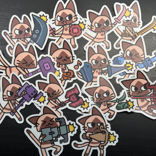 Feline Weapon Stickers