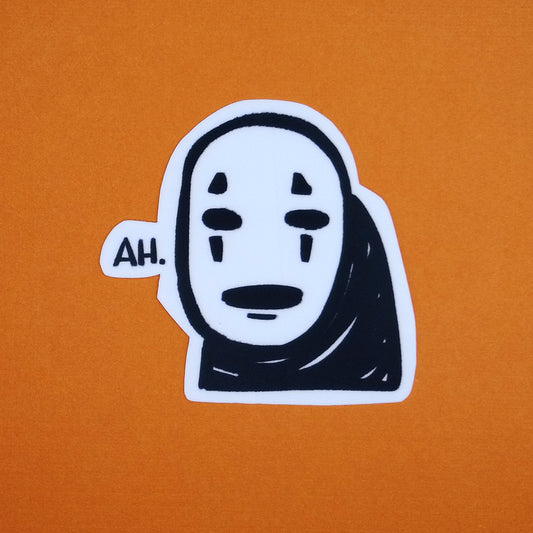 Ah Face Vinyl Sticker