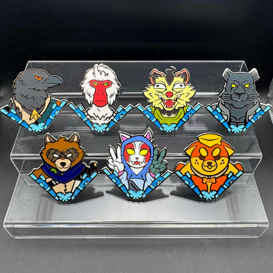 Furry Royale Solos Round 1 Enamel Pin