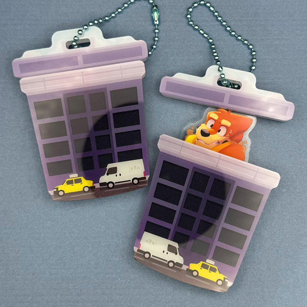 Bui-lding Breakout Slider Keychain