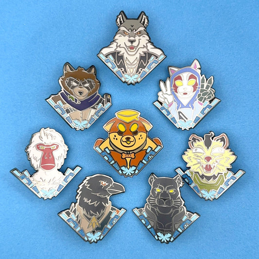 Furry Royale Solos Round 1 Enamel Pin