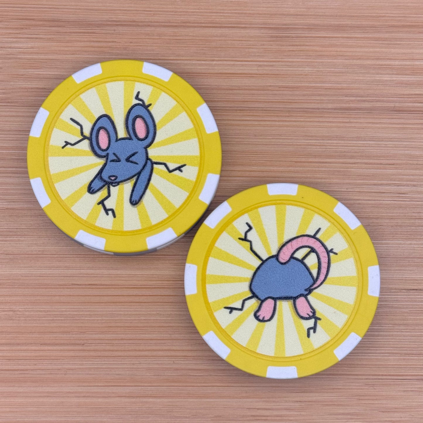 Stuck Critter Poker Chip