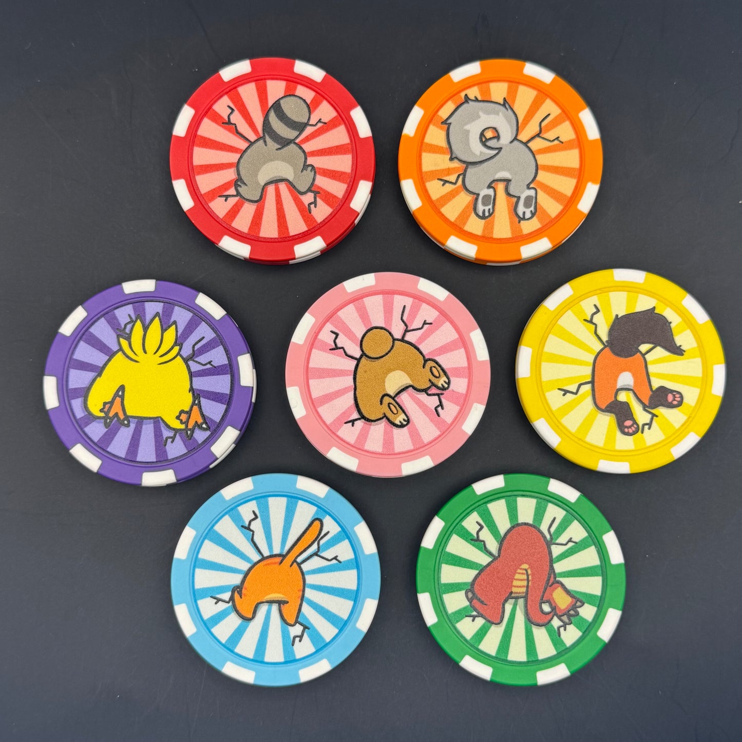 Stuck Critter Poker Chip