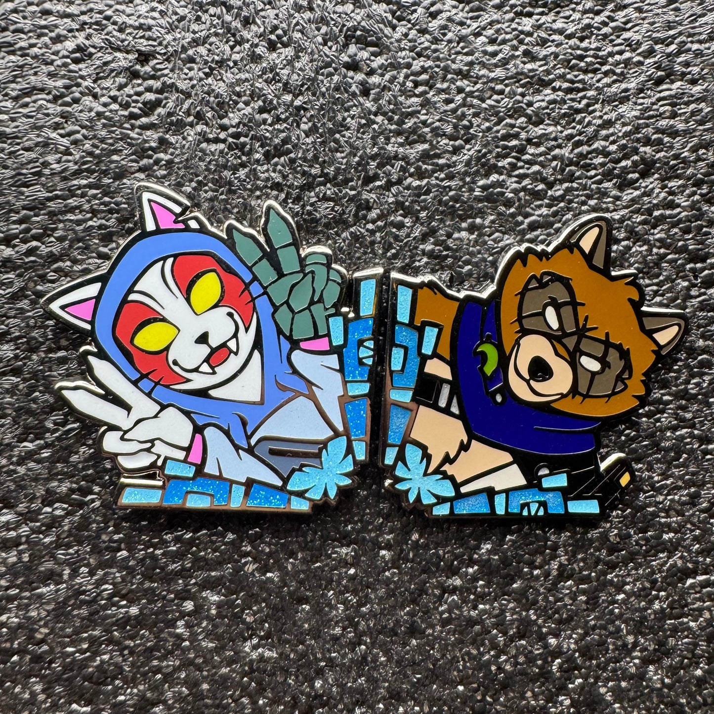 Furry Royale Solos Round 1 Enamel Pin