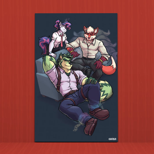 Macro Print - Tall Tails