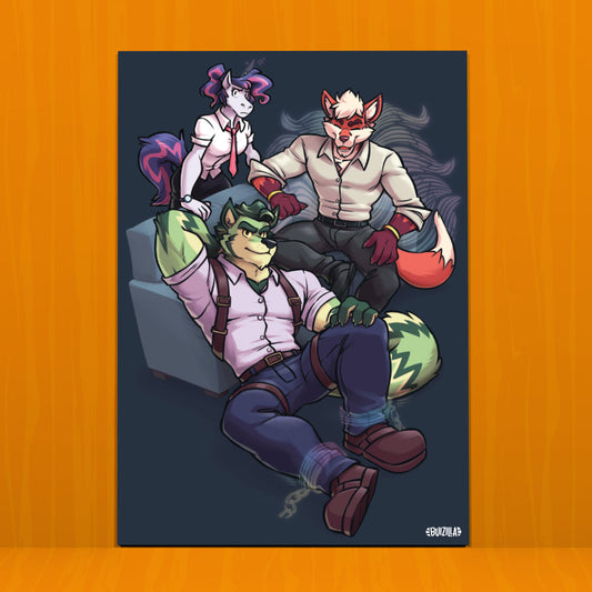 Micro Print - Tall Tails