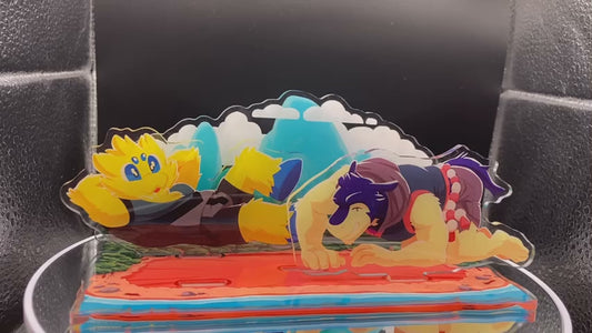 Pico and Ten Isle Set - Mega Game Hijinks Standee