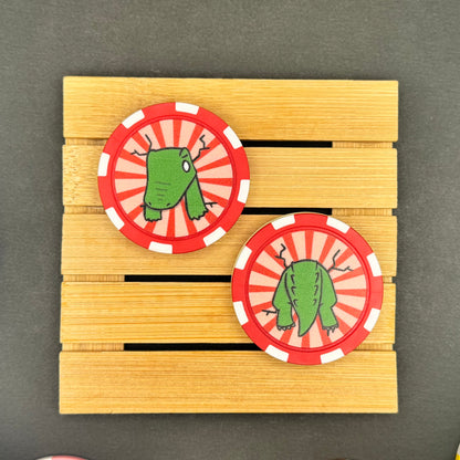 Stuck Critter Poker Chip