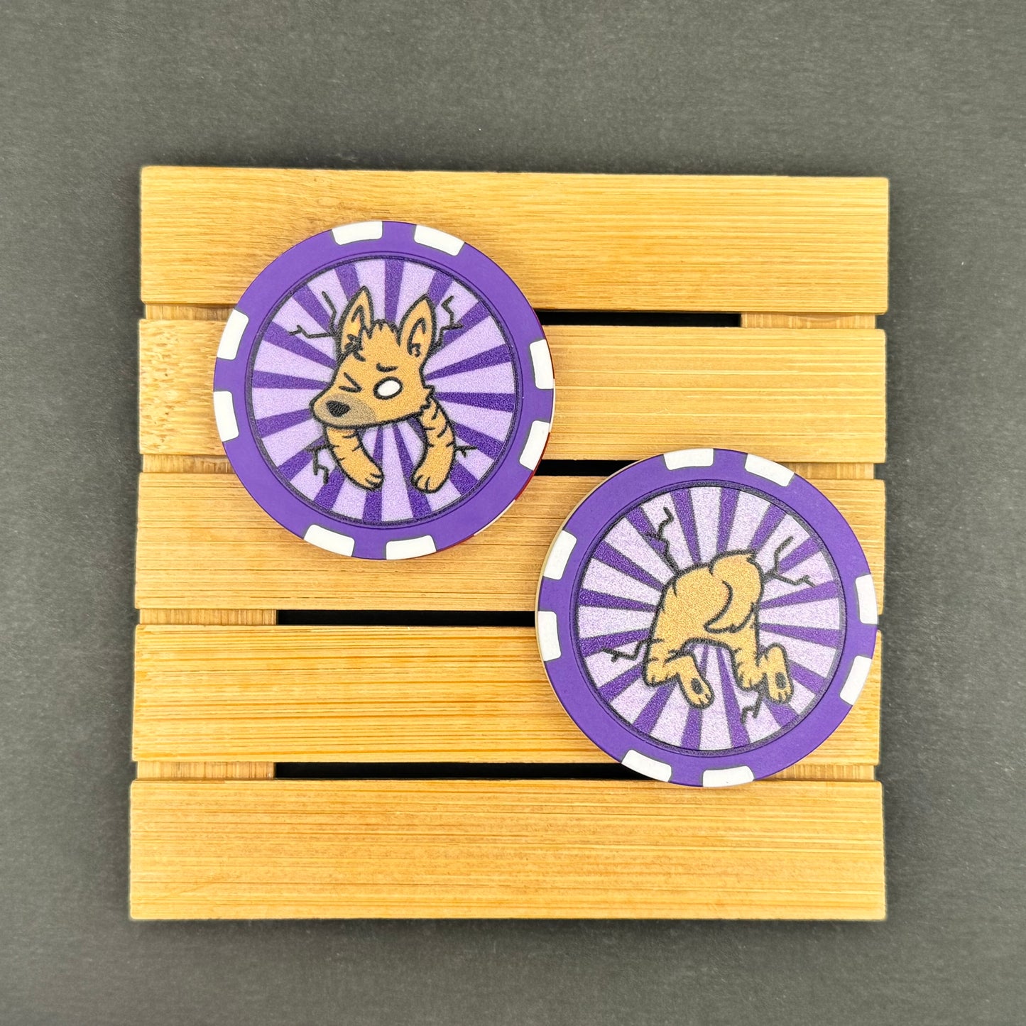 Stuck Critter Poker Chip