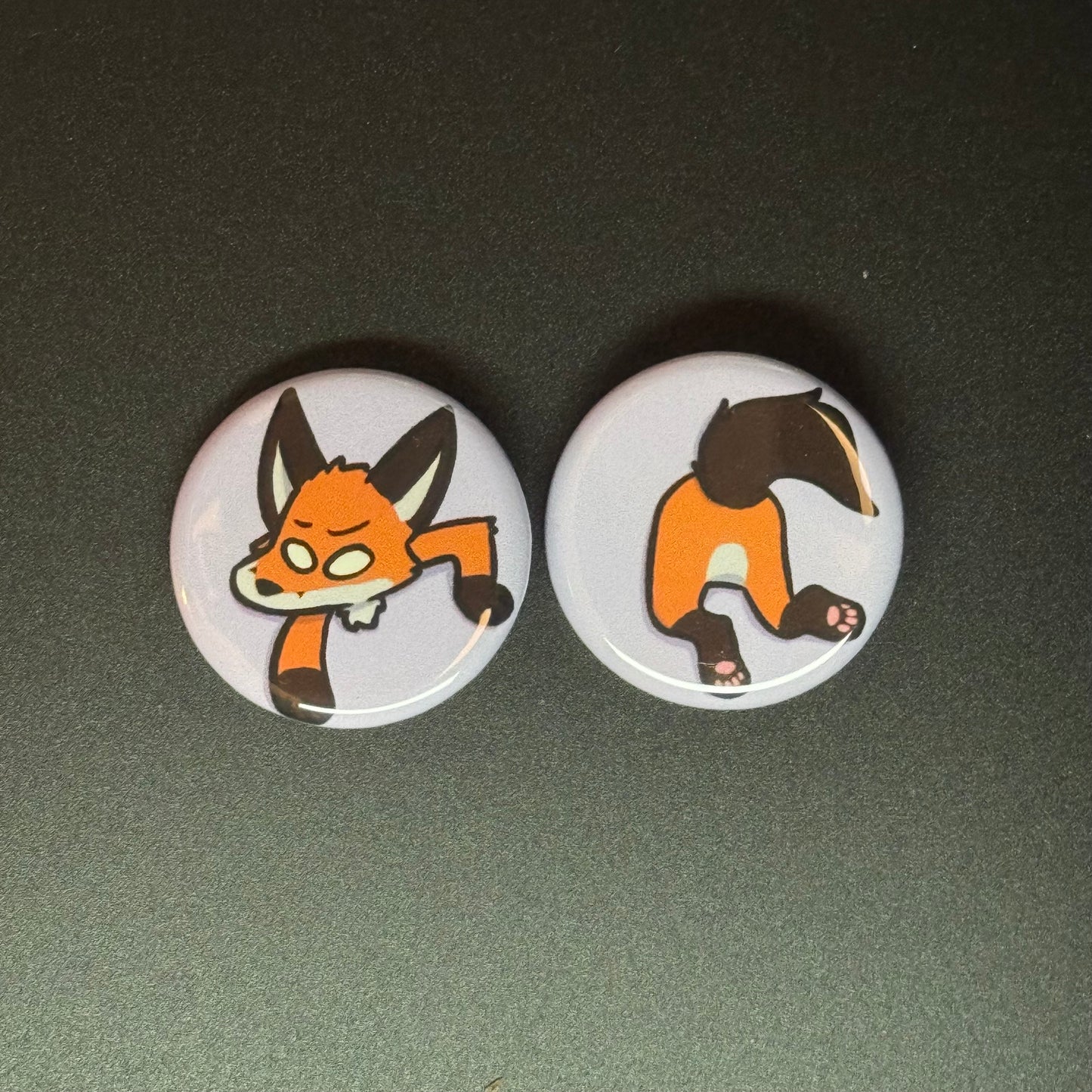 Stuck Critter Button Pin