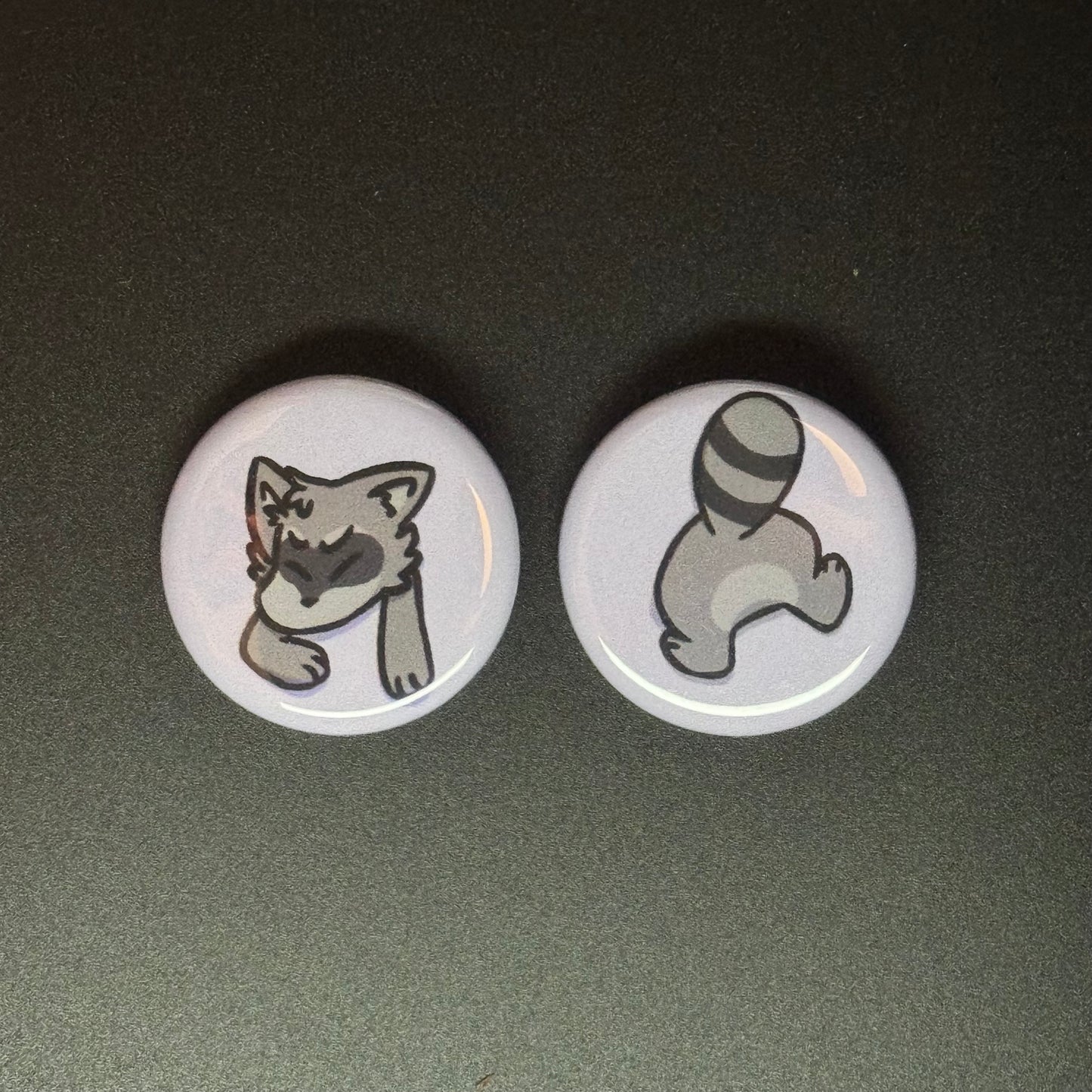 Stuck Critter Button Pin