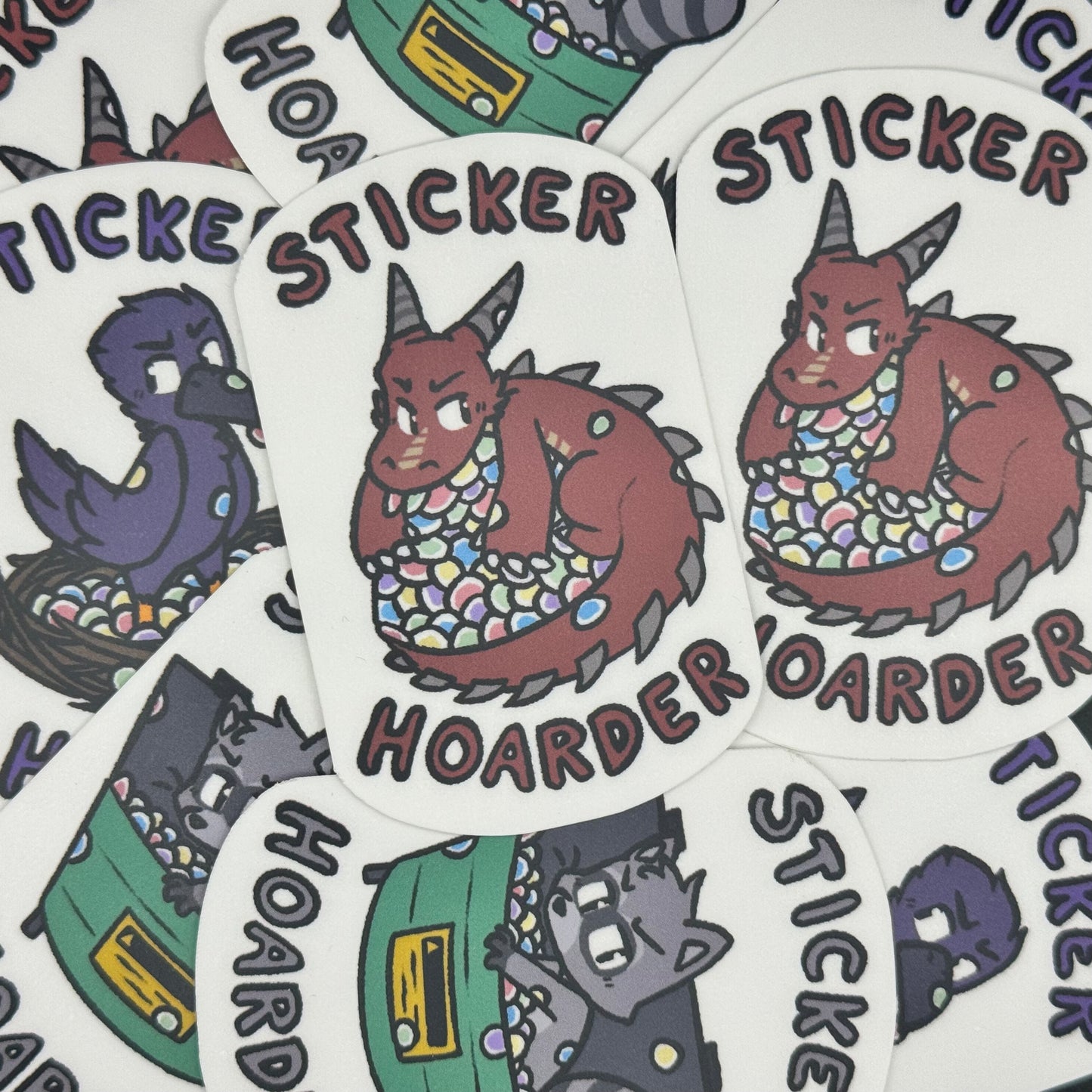 Sticker Hoarder Stickers