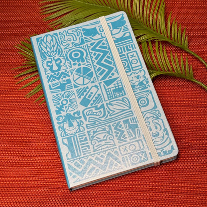 Big Island Leatherette Notebook (Bigger Blue)