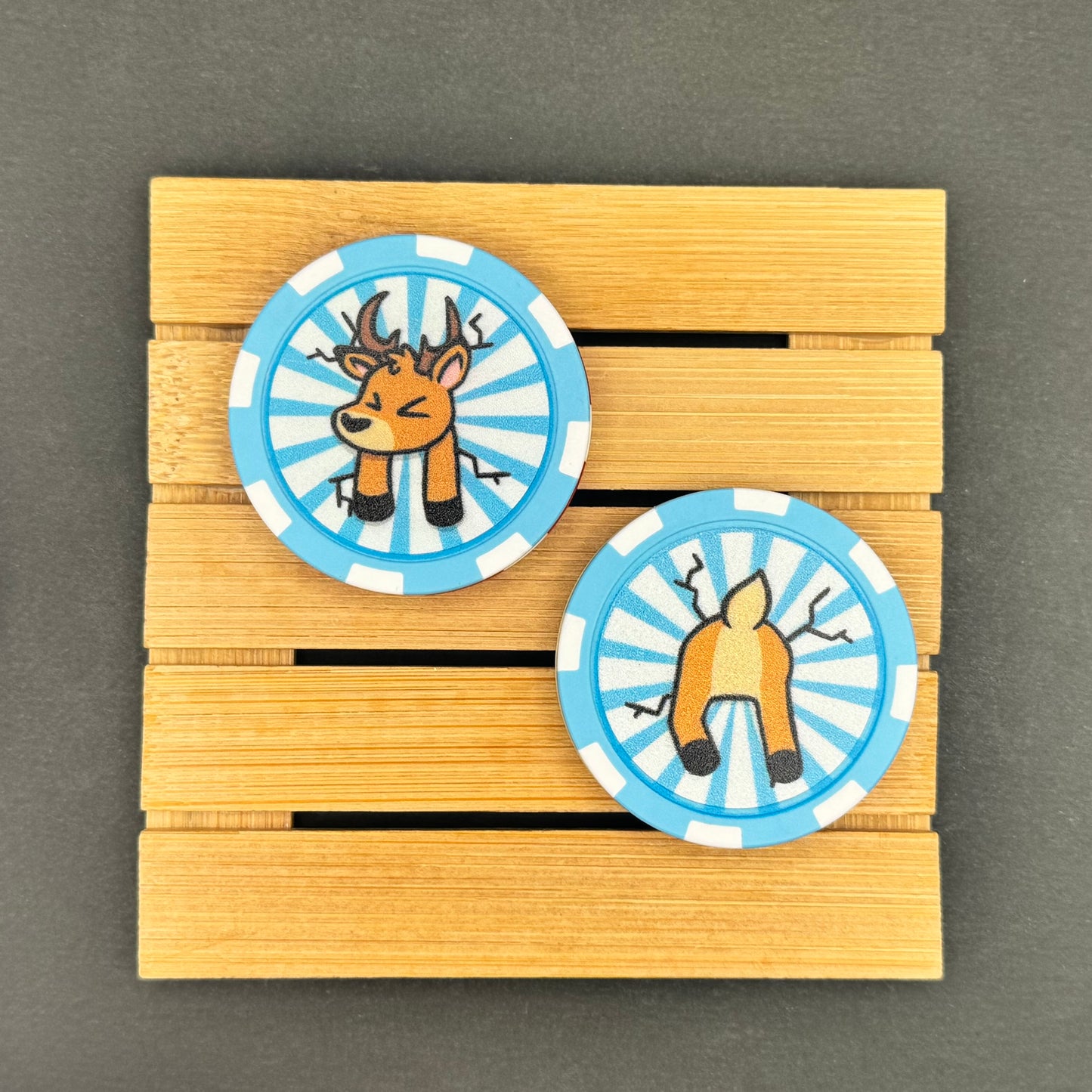 Stuck Critter Poker Chip