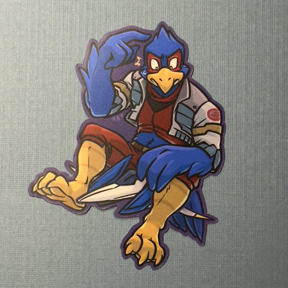 Space Falcon Vinyl Sticker