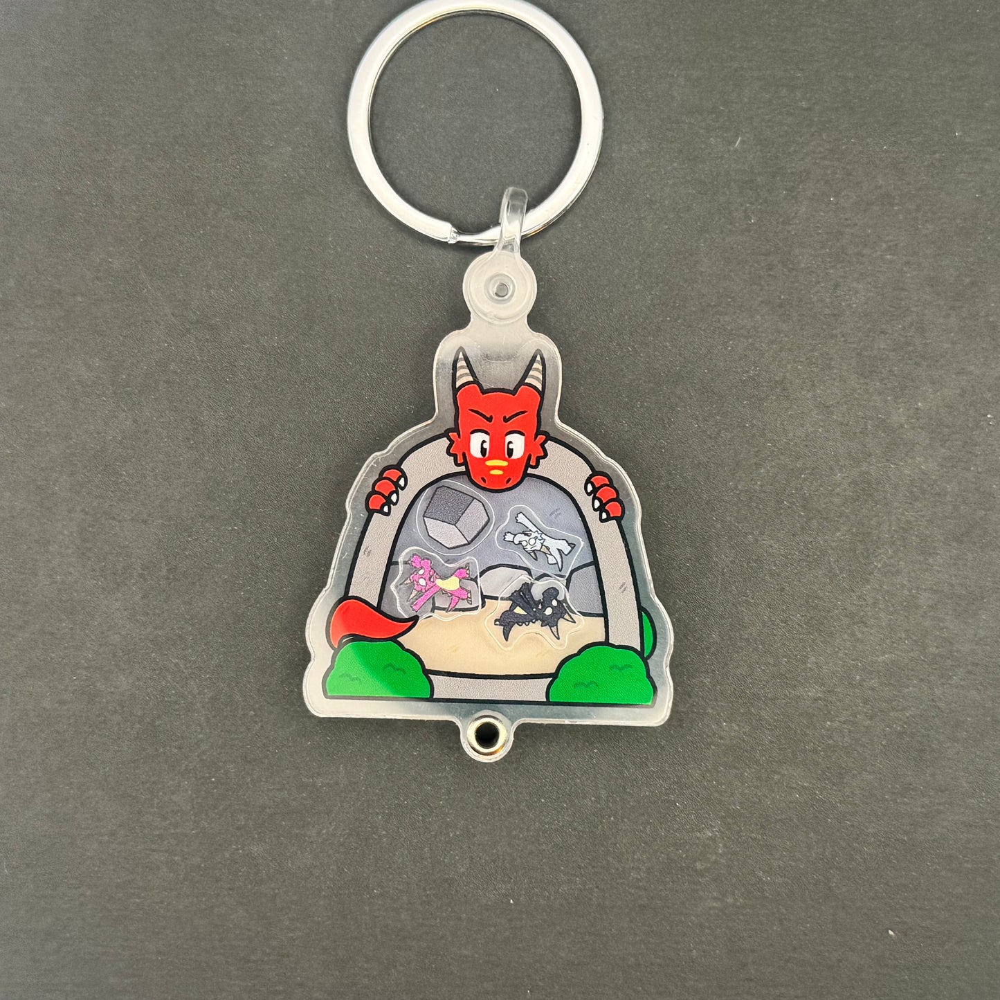 Dragon Cave Shaker Keychain