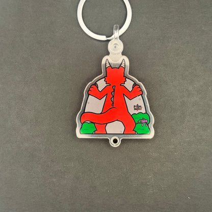 Dragon Cave Shaker Keychain