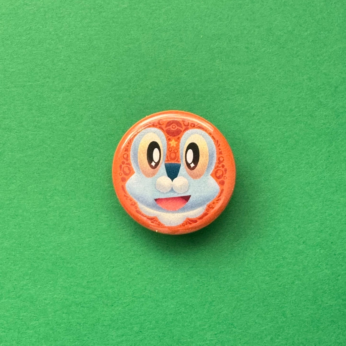 Bubble Frog Button Pin