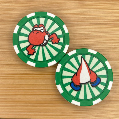 Stuck Yoshi Poker Chip