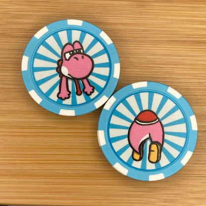 Stuck Yoshi Poker Chip