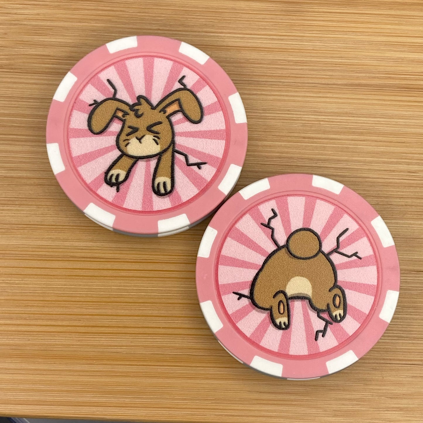 Stuck Critter Poker Chip