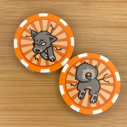 Stuck Critter Poker Chip