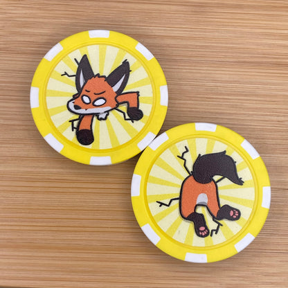 Stuck Critter Poker Chip