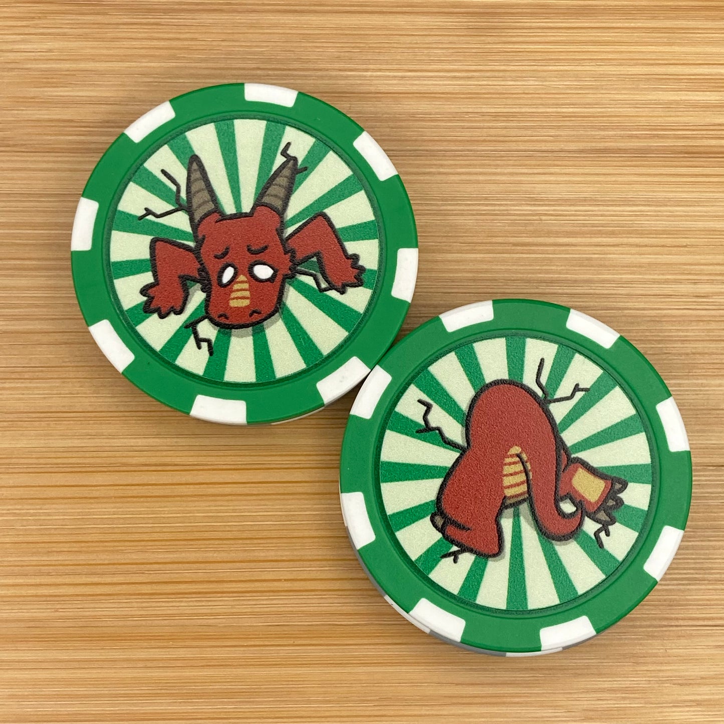 Stuck Critter Poker Chip