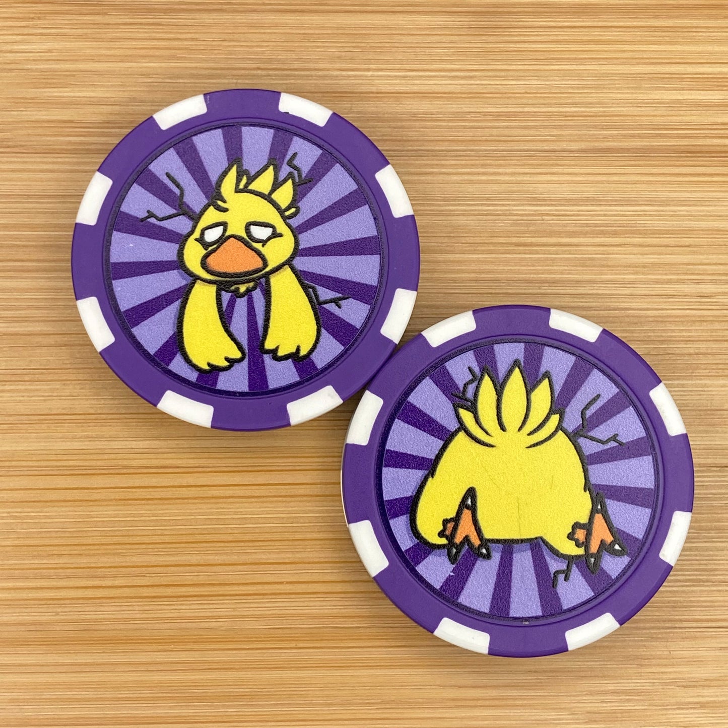 Stuck Critter Poker Chip