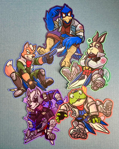 Space Frog Vinyl Sticker