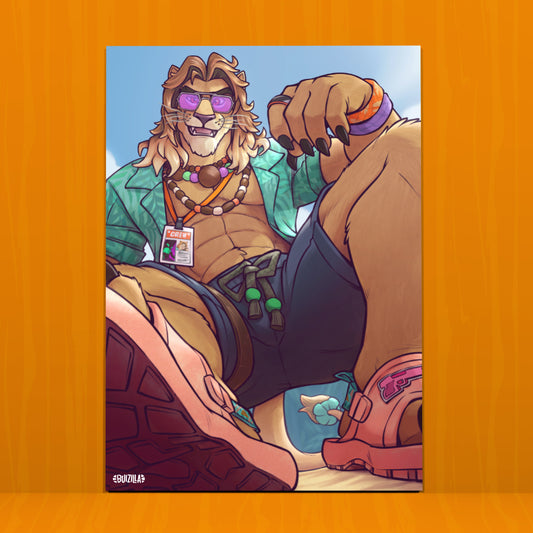 Micro Print - King Lion