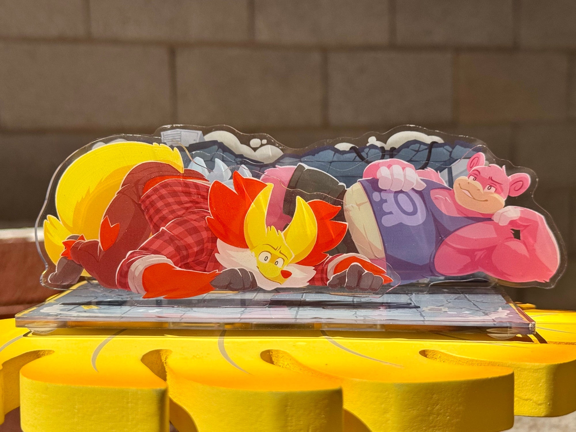 Levi and Flint Lab Set - Mega Game Hijinks Standee – Buizilla