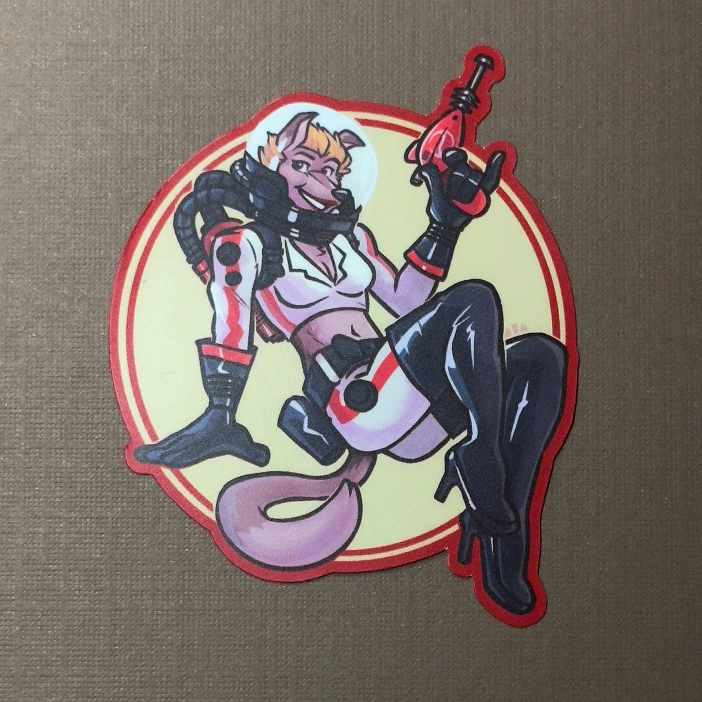 Nuke Cola Vixen Vinyl Sticker