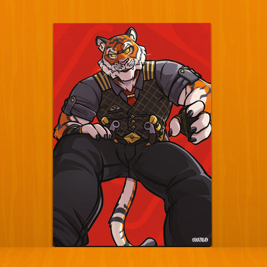 Micro Print - Tiger Boss