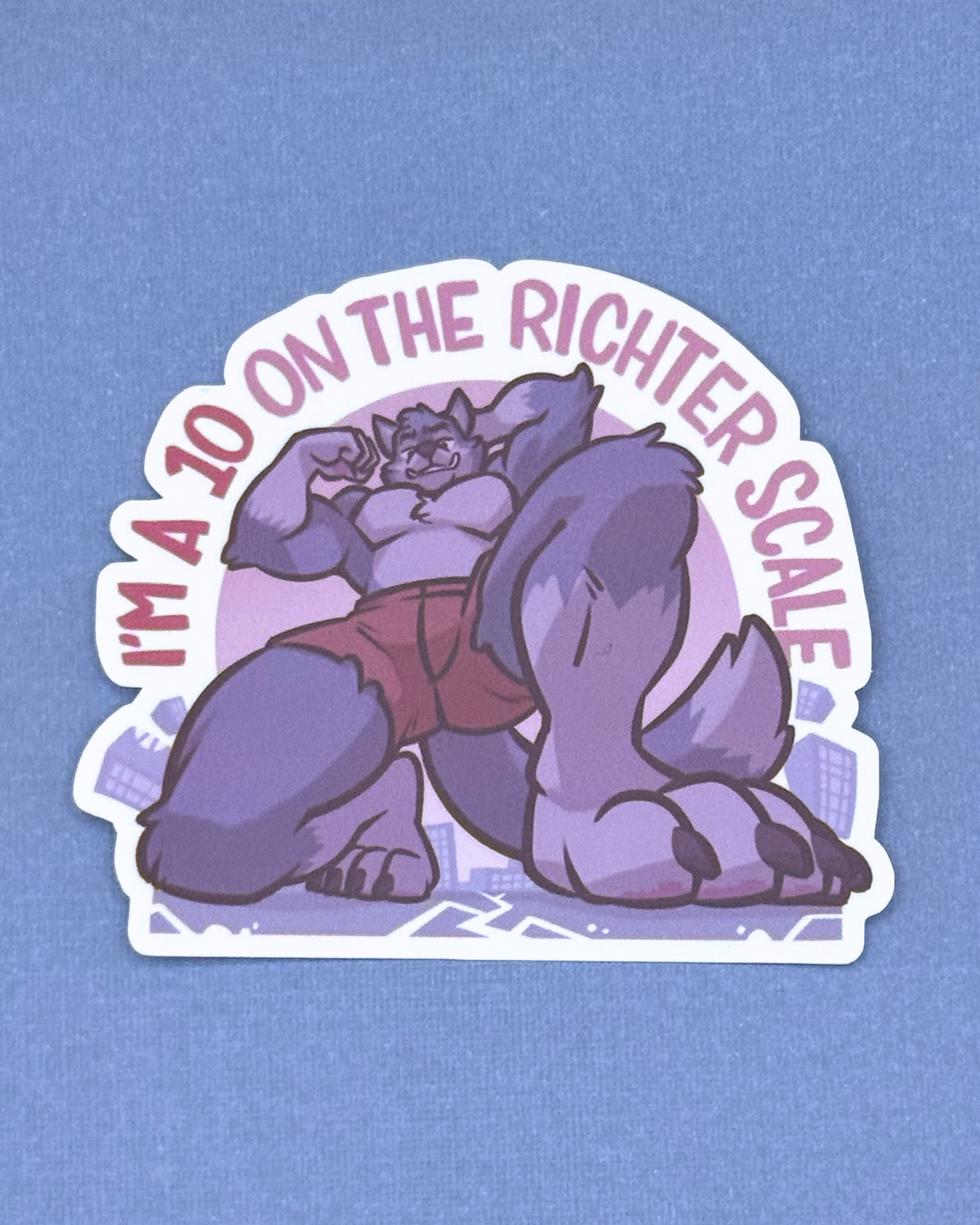 Richter Scale Vinyl Sticker