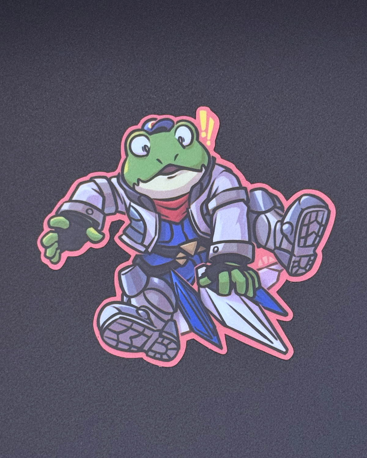 Space Frog Vinyl Sticker
