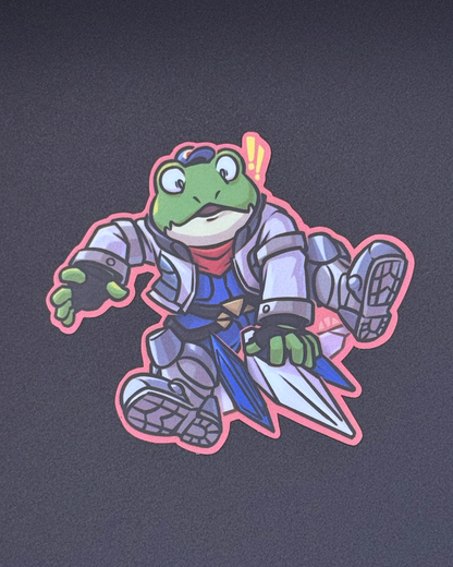 Space Frog Vinyl Sticker