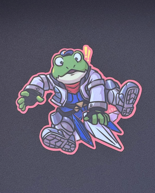 Space Frog Vinyl Sticker