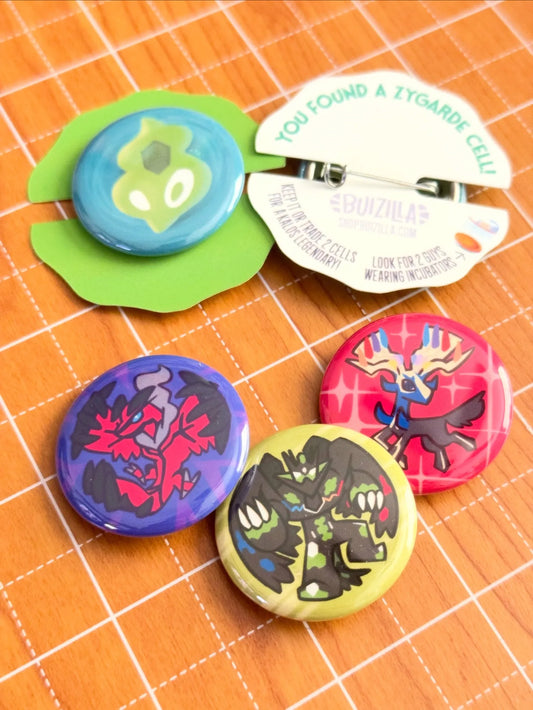 XYZ Legendaries Button Pin
