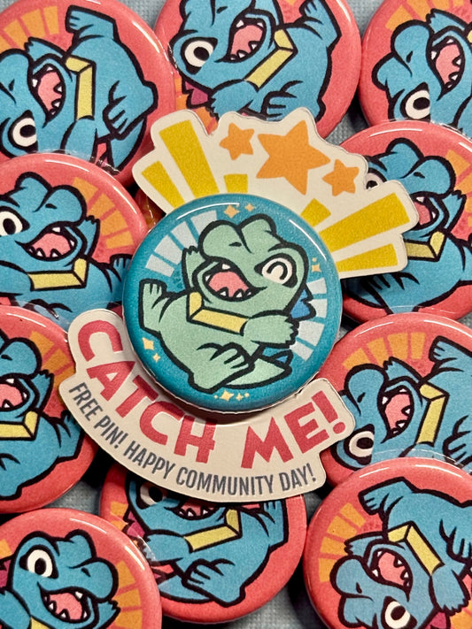 Big Jaw Button Pin